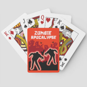 Zombie Apokalypse Spielkarten