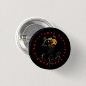 Zombie Apokalypse Survival Team kann überleben Button (Vorne & Hinten)