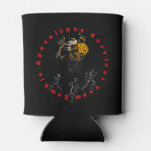 Zombie Apokalypse Survival Team kann überleben Dosenkühler (Rückseite)