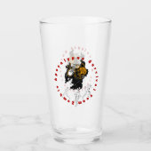 Zombie Apokalypse Survival Team kann überleben Glas (Vorderseite)