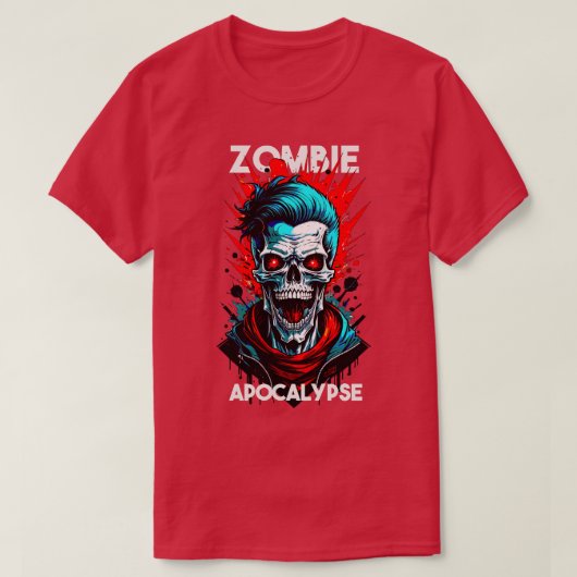 Zombie Apokalypse T-Shirt (Design vorne)