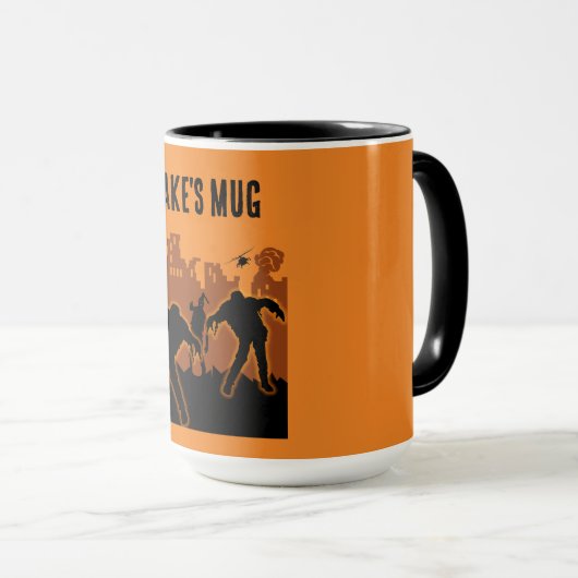 Zombie Apokalypse Tasse (VorderseiteRechts)