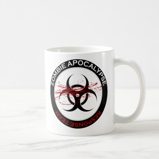 Zombie-Apokalypse-Tasse Kaffeetasse (Rechts)