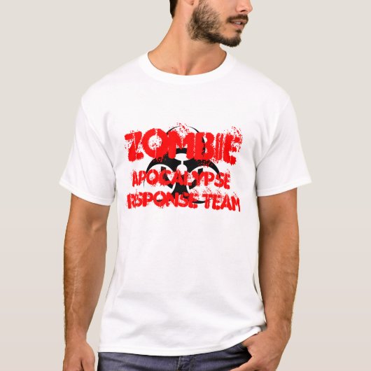 Zombie-Apokalypse-Team T-Shirt (Vorderseite)