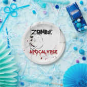 Zombie-Apokalypse-Thema-Party Pappteller (Party)