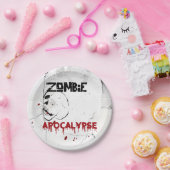 Zombie-Apokalypse-Thema-Party Pappteller (Party)