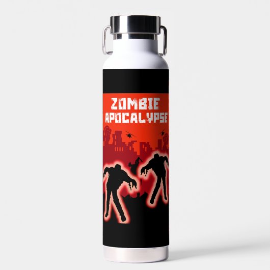 Zombie Apokalypse Trinkflasche (Vorne)