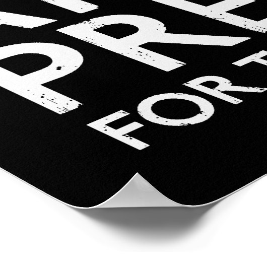 Zombie Apokalypse Uncle Sam Poster (Ecke)