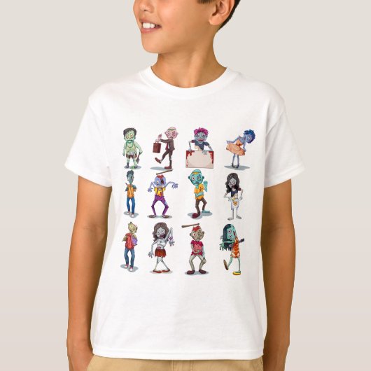 Zombie-Apokalypse Untergang T-Shirt (Vorderseite)