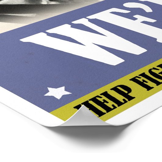 Zombie Apokalypse Vintage Rekrutierung Poster (Ecke)