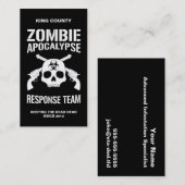 Zombie-Apokalypse Visitenkarte (Vorne/Hinten)