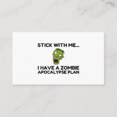 Zombie-Apokalypse Visitenkarte (Vorderseite)