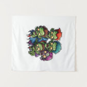 Zombie Apokalypse Wandteppich (Vorderseite (Horizontal))