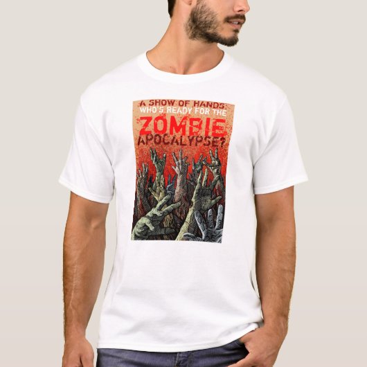 Zombie-Apokalypset-stück T-Shirt (Vorderseite)
