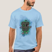 Zombie Apple Blue T-Shirt (Vorderseite)