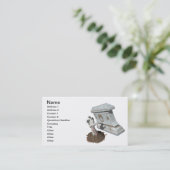 Zombie-Arm-Grab Visitenkarte (Stehend Vorderseite)