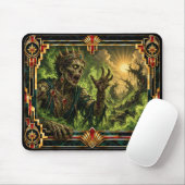 Zombie, Art Deco Mythisch Mousepad (Mit Mouse)