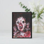 Zombie Art von Jack Larson Postkarte (Stehend Vorderseite)