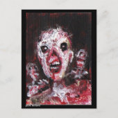 Zombie Art von Jack Larson Postkarte (Vorderseite)