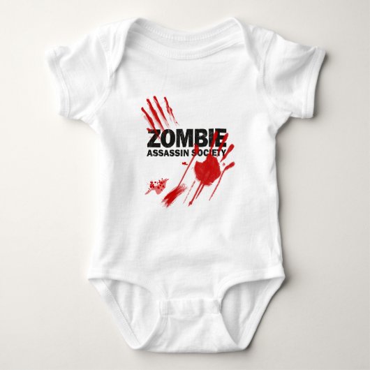 Zombie-Assassassin-Gesellschaft Baby Strampler (Vorderseite)