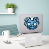 Zombie Astronaut Aufkleber (Laptop auf Schreibtisch)
