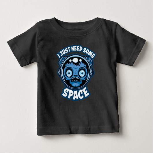 Zombie Astronaut braucht etwas Platz Baby T-shirt (Vorderseite)