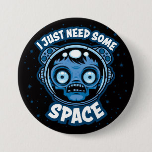 Zombie Astronaut braucht etwas Platz Button