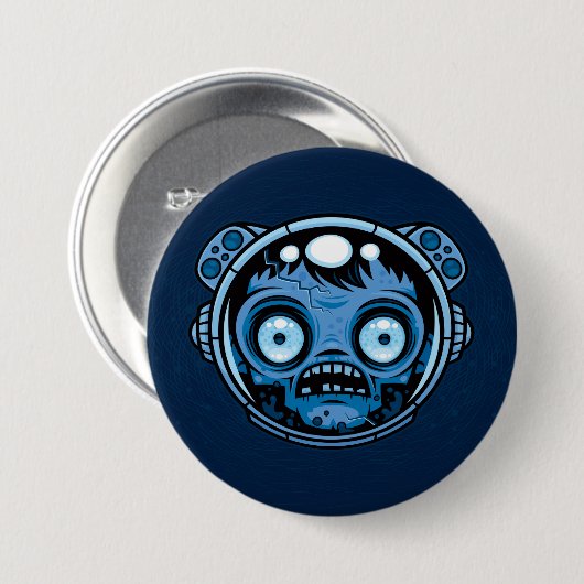 Zombie Astronaut Button (Vorne & Hinten)