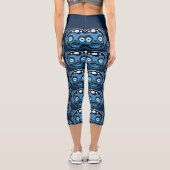 Zombie Astronaut Capri Leggings (Rückseite)