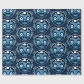 Zombie Astronaut Geschenkpapier (Flach)