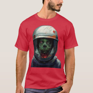 Zombie Astronaut Halloween-Party Space Untot Men T-Shirt