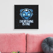 Zombie Astronaut ist gut Leinwanddruck (Insitu (Wohnzimmer))