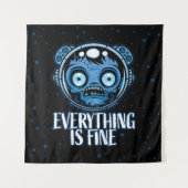 Zombie Astronaut ist gut Wandteppich (Vorderseite)