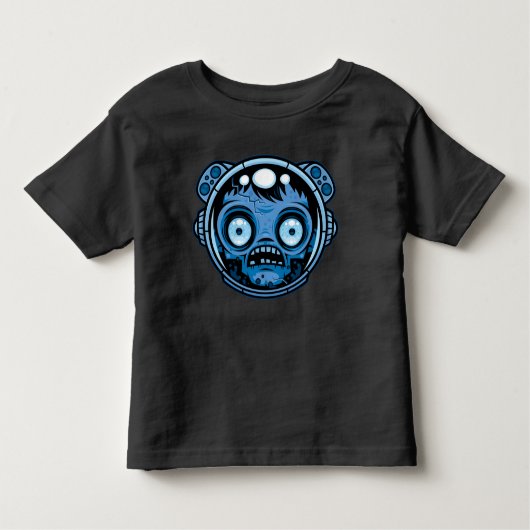 Zombie Astronaut Kleinkind T-shirt (Vorderseite)