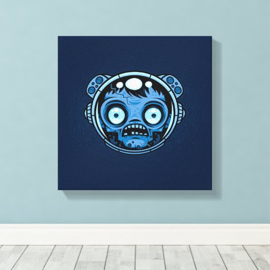 Zombie Astronaut Leinwanddruck (Insitu (Holzboden))