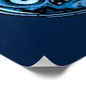 Zombie Astronaut Poster (Ecke)