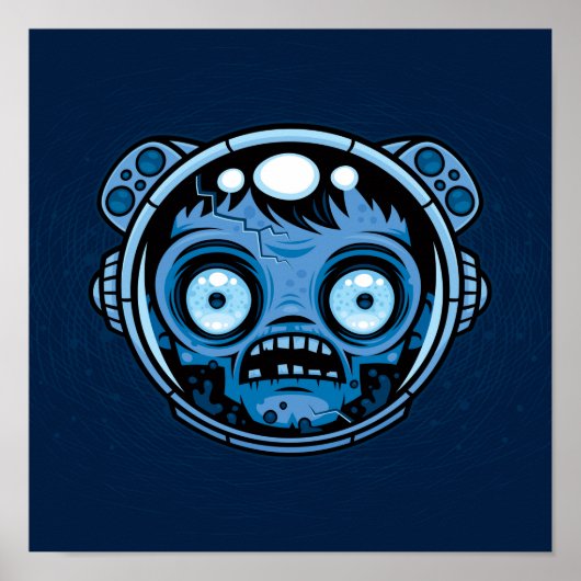 Zombie Astronaut Poster (Vorne)