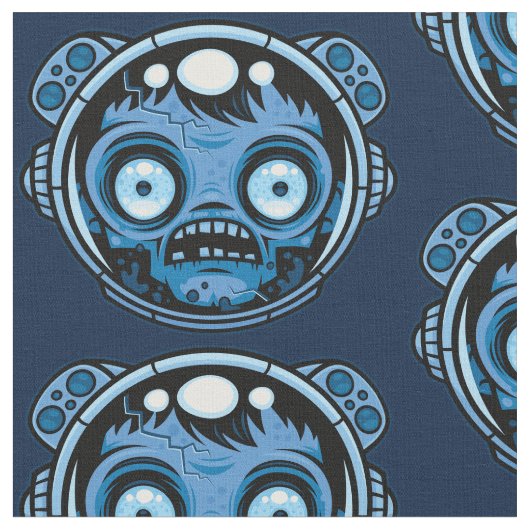 Zombie Astronaut Stoff (Nahaufnahme)