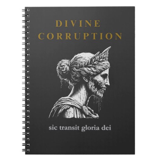 Zombie Athena Notizblock (Vorderseite)