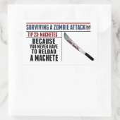 ZOMBIE ATTACK 23 Aufkleber (Tasche)