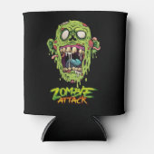 Zombie Attack Beängstigende Monsterkreatur Dosenkühler (Vorderseite)
