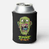 Zombie Attack Beängstigende Monsterkreatur Dosenkühler (Kanne Rückseite)