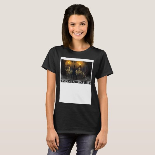 Zombie Attack Caverns & Creatures T-Shirt (Vorne ganz)