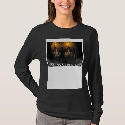 Zombie Attack Caverns & Creatures T-Shirt (Vorderseite)
