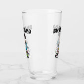 Zombie auf dem Fahrrad Glas (Links)