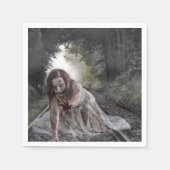 Zombie auf den Spuren Serviette (Vorderseite)