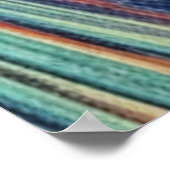 Zombie auf der Brücke | AI Art Poster (Ecke)