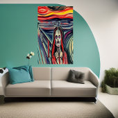 Zombie auf der Brücke | AI Art Poster