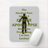 Zombie aufgeregt mousepad (Mit Mouse)
