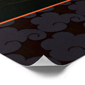 Zombie Aufstachelung Feudal Japan - Holzblock-Druc Poster (Ecke)